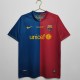 A.INIESTA 8 Retro Barcelona UCL Final Home Jersey 2008/09
