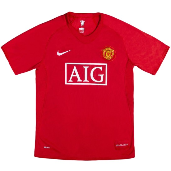 Retro Manchester United Home Jersey 2007/08