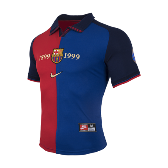 Retro Barcelona 100-Yeas Anniversary Home Jersey 1999/00