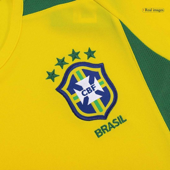 Retro Brazil Home Jersey World Cup 2002