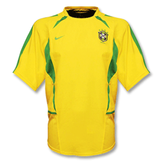Retro Brazil Home Jersey World Cup 2002