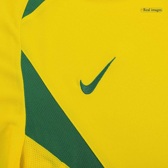 Retro Brazil Home Jersey World Cup 2002