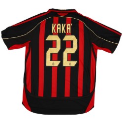 KAKA\' 22 Retro AC Milan Home Jersey 2006/07