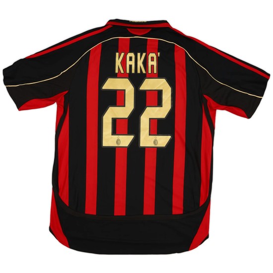 KAKA\' 22 Retro AC Milan Home Jersey 2006/07