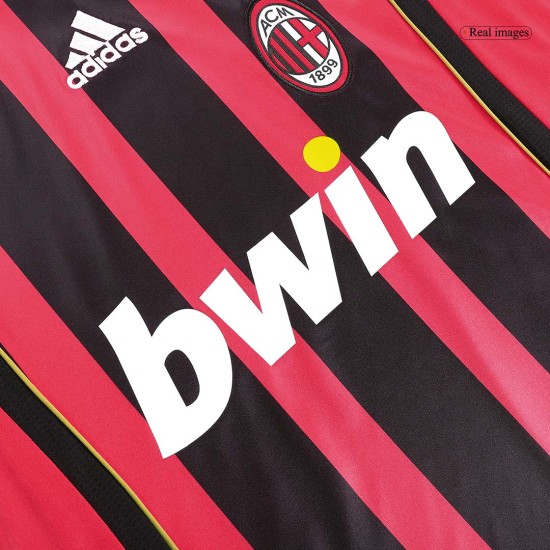 Retro AC Milan Home Long Sleeve Jersey 2006/07