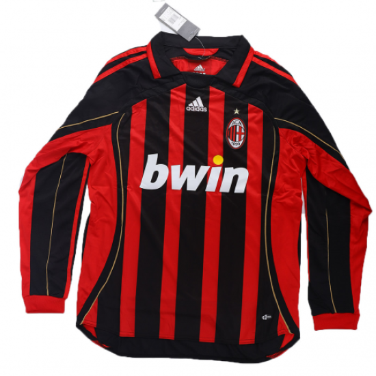 Retro AC Milan Home Long Sleeve Jersey 2006/07