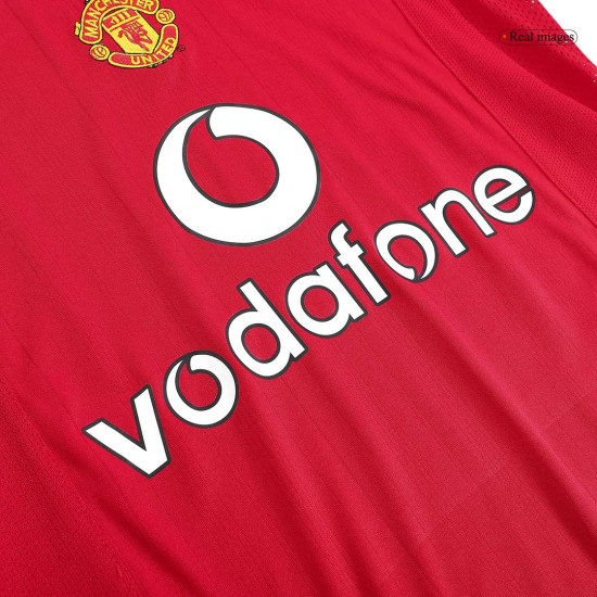 Rooney 8 Retro Manchester United Home Jersey 2005/06