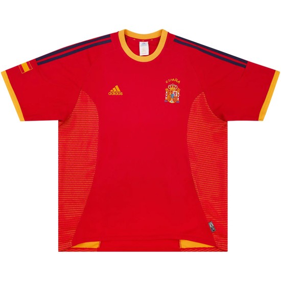 Retro Spain Home Jersey World Cup 2002