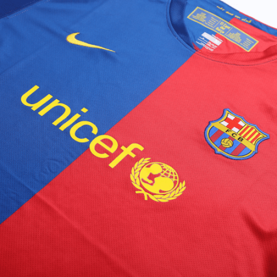 Retro Barcelona UCL Final Home Jersey 2008/09