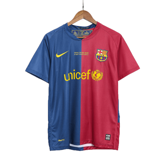 Retro Barcelona UCL Final Home Jersey 2008/09