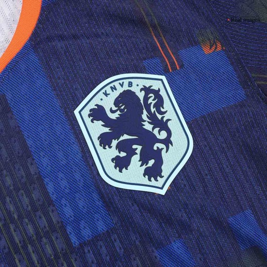 Netherlands Away Match Jersey Player Version EURO 2024