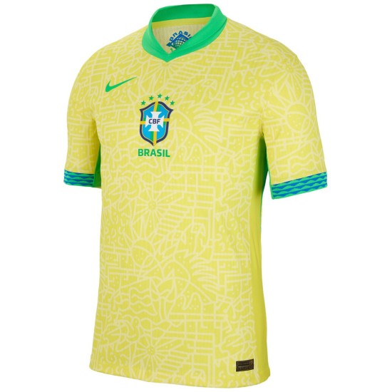 Brazil Home Match Jersey Player Version Copa America 2024
