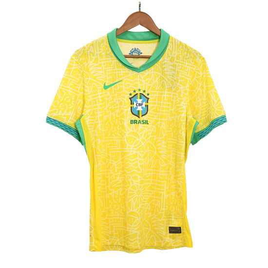 Brazil Home Match Jersey Player Version Copa America 2024