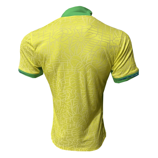 Brazil Home Match Jersey Player Version Copa America 2024