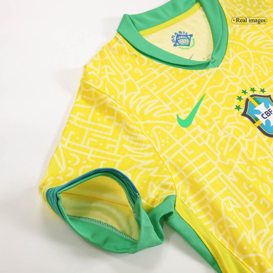 Brazil Home Match Jersey Player Version Copa America 2024