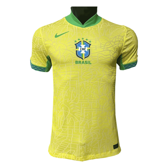 Brazil Home Match Jersey Player Version Copa America 2024