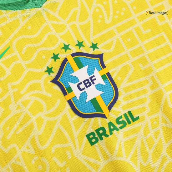 Brazil Home Match Jersey Player Version Copa America 2024