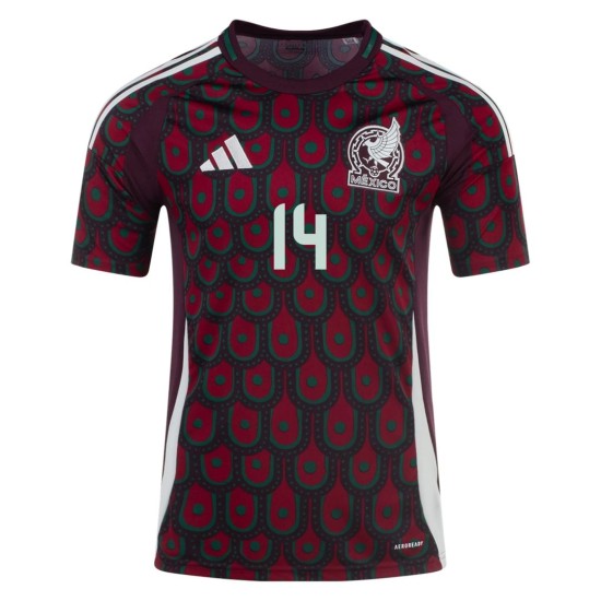 Chicharito 14 Mexico Home Jersey Copa America 2024