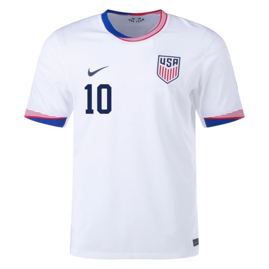 Pulisic 10 USMNT Home Jersey Copa America 2024