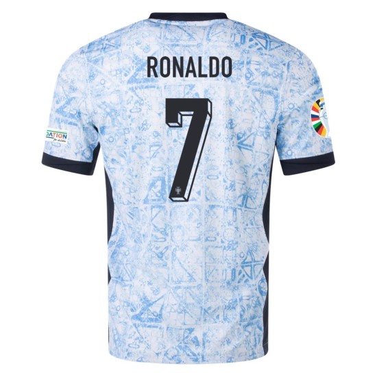Ronaldo 7 Portugal Away Jersey Euro 2024