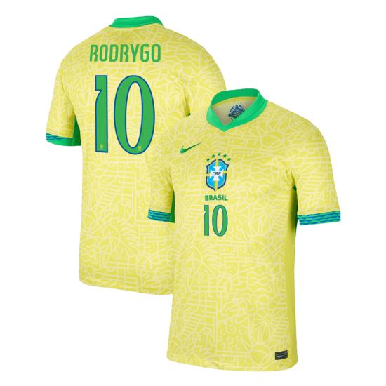 [Super Replica] RODRYGO 10 Brazil Home Jersey Copa America 2024