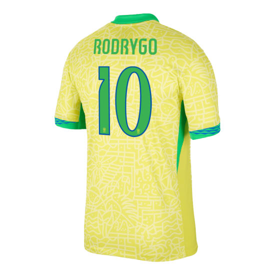 [Super Replica] RODRYGO 10 Brazil Home Jersey Copa America 2024