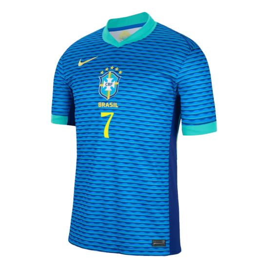 VINI JR. 7 Brazil Away Jersey Copa America 2024