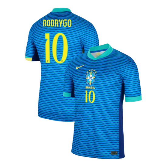 RODRYGO 10 Brazil Away Jersey Copa America 2024