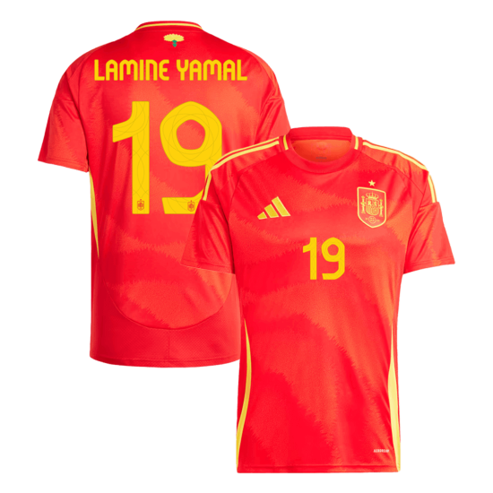 LAMINE YAMAL 19 Spain Home Jersey Euro 2024 - [Super Replica]
