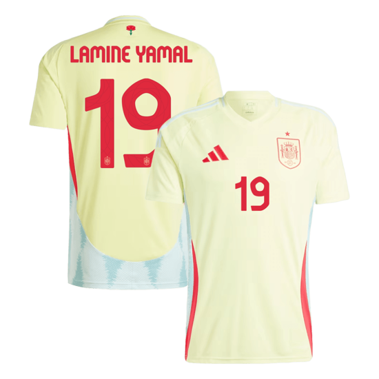 LAMINE YAMAL 19 Spain Away Jersey Euro 2024