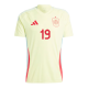LAMINE YAMAL 19 Spain Away Jersey Euro 2024