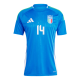 CHIESA 14 Italy Home Jersey Euro 2024 - [Super Replica]