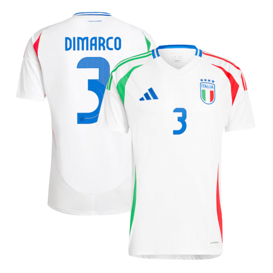 [Super Replica] DIMARCO 3 Italy Away Jersey Euro 2024