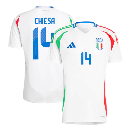 [Super Replica] CHIESA 14 Italy Away Jersey Euro 2024