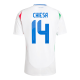[Super Replica] CHIESA 14 Italy Away Jersey Euro 2024