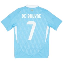 De Bruyne 7 Belgium Away Jersey EURO 2024