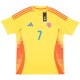 L.DÍAZ 7 Colombia Home Jersey Copa America 2024