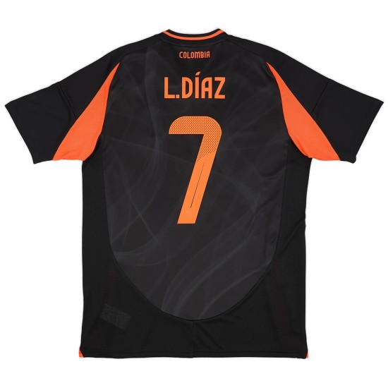 L.DÍAZ 7 Colombia Away Jersey Copa America 2024
