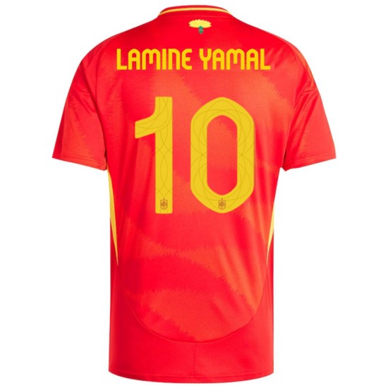 LAMINE YAMAL 10 Spain Home Jersey Euro 2024 - [Super Replica]