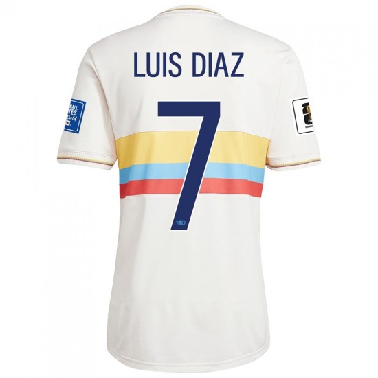 LUIS DIAZ 7 Colombia Centenary Collection Jersey 2024