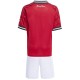 Kids Manchester United Home Jersey Kit 2025/26