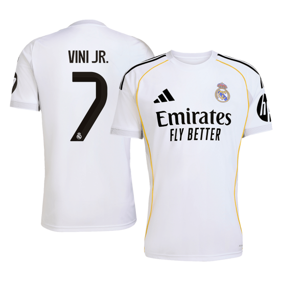 VINI JR. 7 Real Madrid Home Jersey 2025/26
