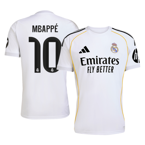MBAPPÉ 10 Real Madrid Home Jersey 2025/26