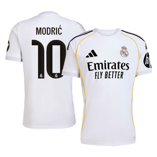 MODRIĆ 10 Real Madrid Home Jersey 2025/26
