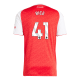 RICE 41 Arsenal Home Jersey 2025/26  - [Super Replica]