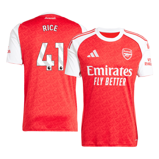 RICE 41 Arsenal Home Jersey 2025/26  - [Super Replica]