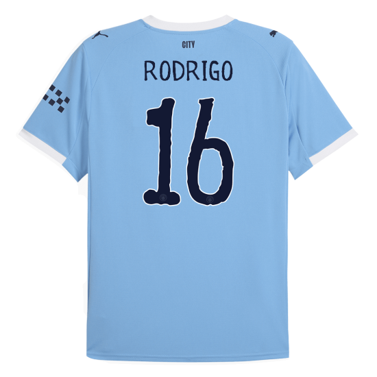 RODRIGO 16 Manchester City Home Jersey 2025/26 - Club World Cup [Super Replica]