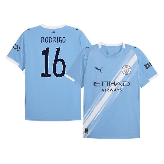 RODRIGO 16 Manchester City Home Jersey 2025/26 - Club World Cup [Super Replica]