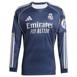 Real Madrid Away Long Sleeve Jersey 2025/26