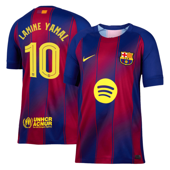 LAMINE YAMAL 10 Barcelona Home Jersey 2025/26 - UCL